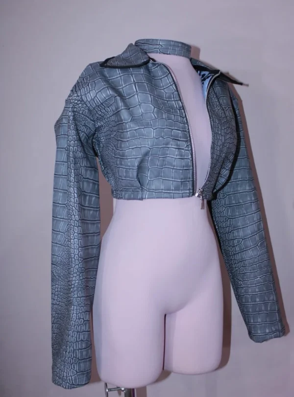 Chaqueta Mini Croco