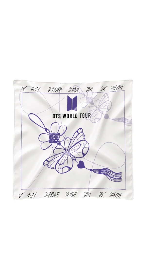 Pañoleta BTS TOUR MORADA