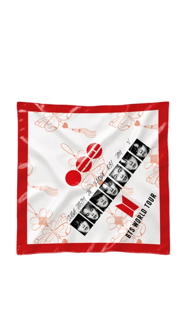 Pañoleta BTS BODY TO BODY ROJO